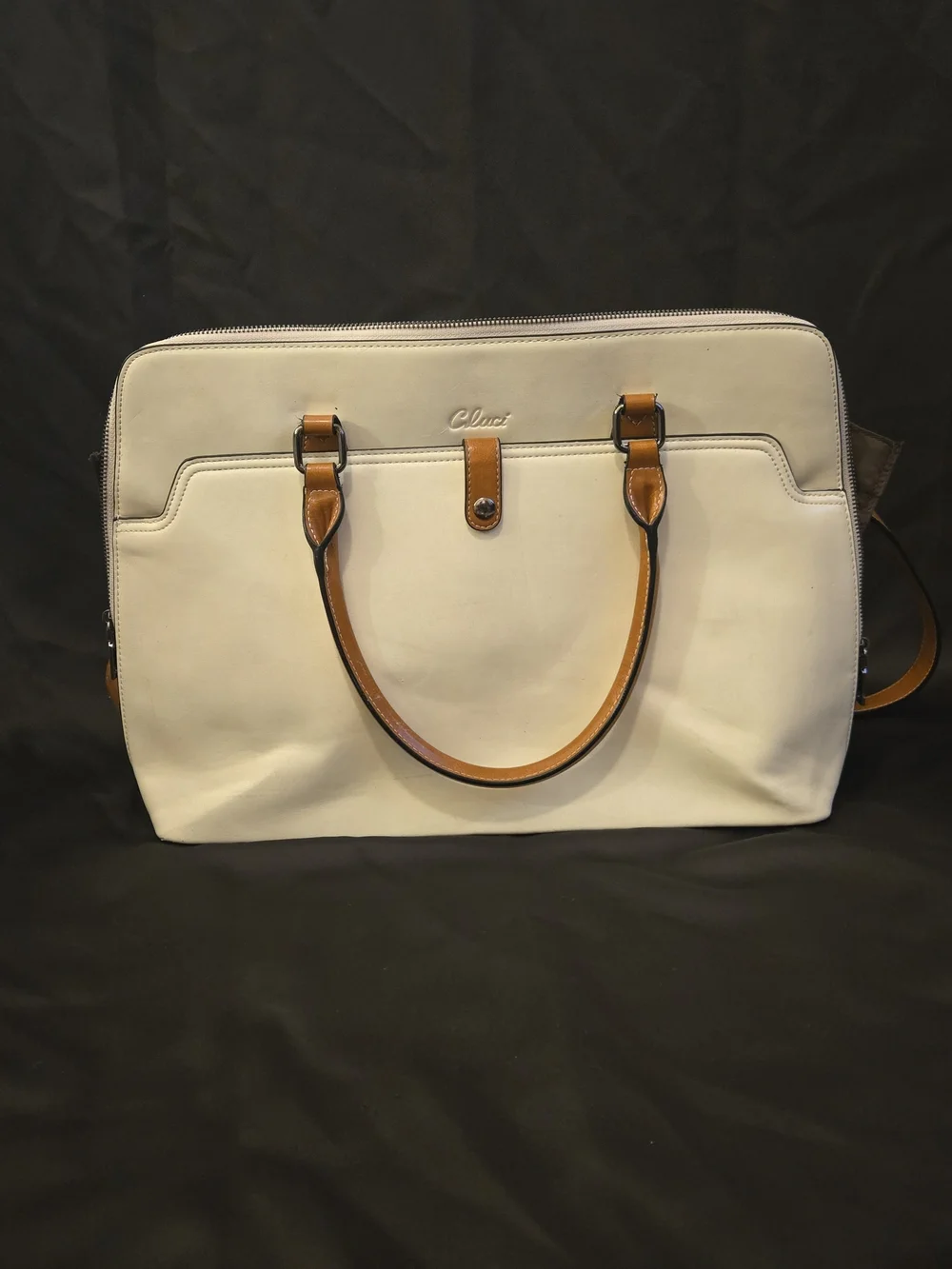 Claire Premium Leather Messenger Briefcase